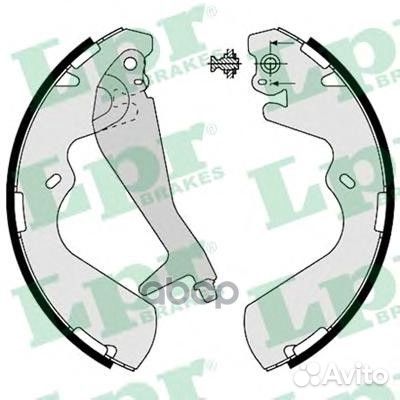 08240 Колодки торм.бар.hyundai galloper/H1/port