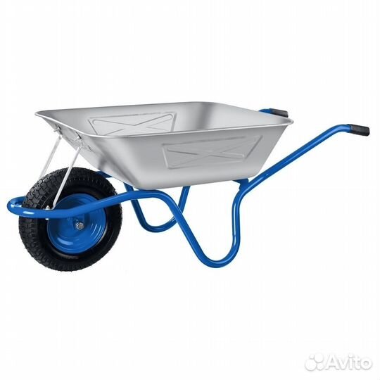 Тачка строительная 1-колесная зубр пт-250 130 л