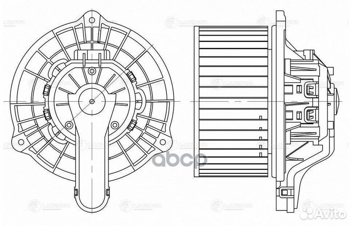 Э/вентилятор отоп. для а/м KIA Sportage III (10