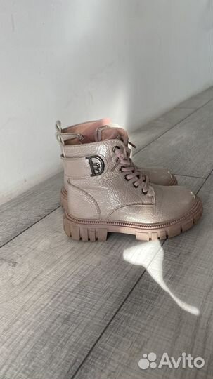 Продам ботинки для девочки, натуральная кожа