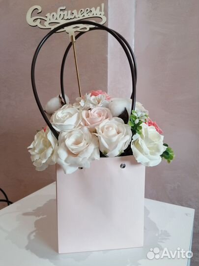 Букеты из мыльных цветов