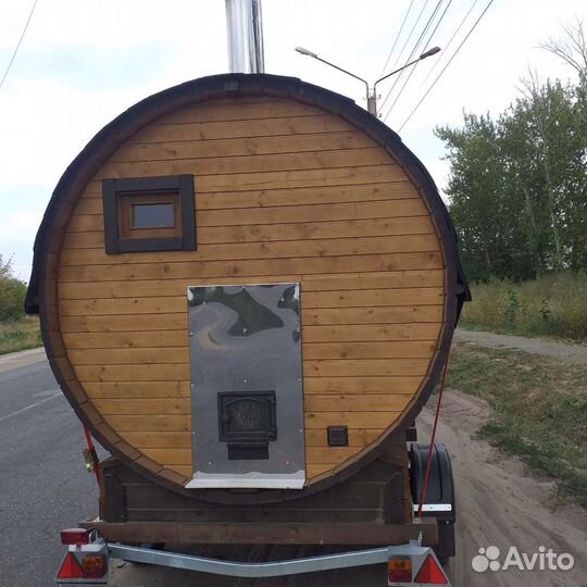Аренда мобильной бани бочки