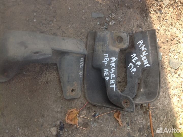 Пластик защита пыльник брызговик хендай акцент