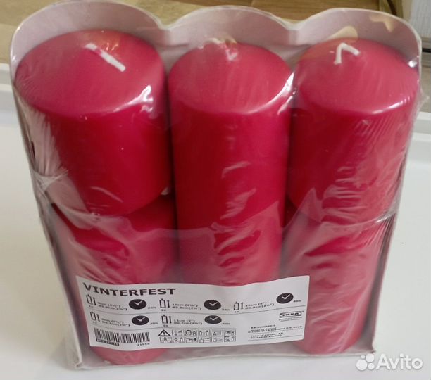 Набор свечей икеа IKEA fenomen Vinterfest лимитка