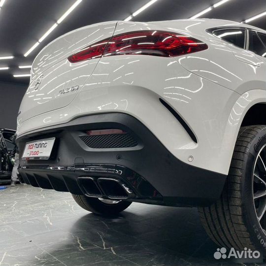 Диффузор+насадки 63 AMG Black GLE-coupe 167