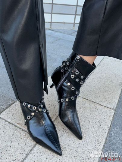 Ботильоны поd Balenciaga натуральные