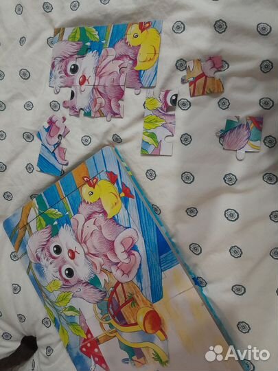 Книга с пазлами