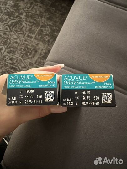 Контактные линзы Acuvue oasys 1-Day