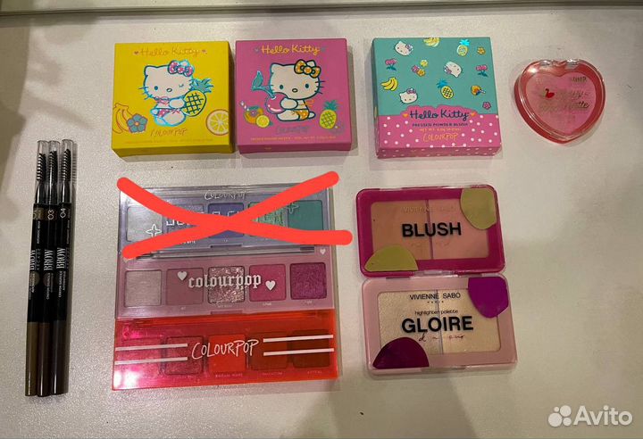 Косметика colourpop, vivienne sabo, beauty bomb