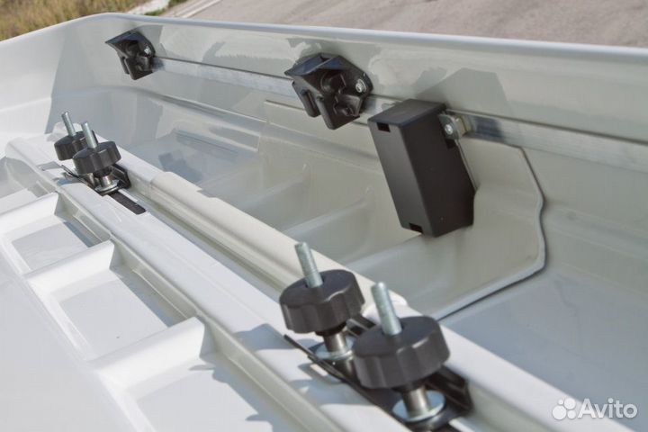 Автобокс двусторонний level 450 Касатка черно-крас