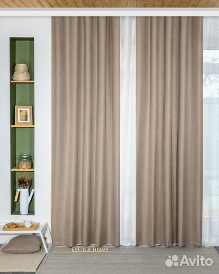 Комплект портьер блэкаут Массимо шторы занавески