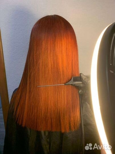 Кератиновое выпрямление волос модель