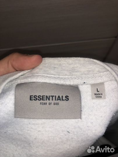 Свитшот fear of god essentials