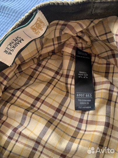 Кепка вельвет