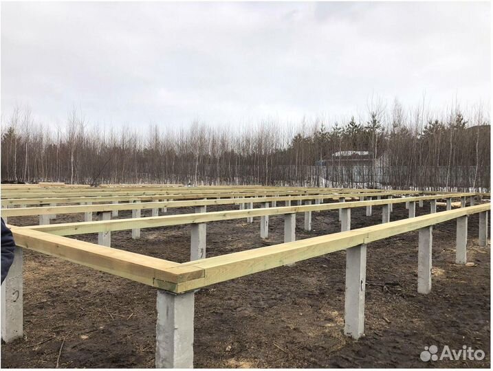 Забивные жб сваи под каркасный дом