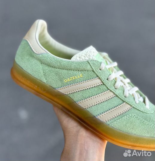 38 русский. Adidas Gazelle Indoor 'Green'.Оригинал