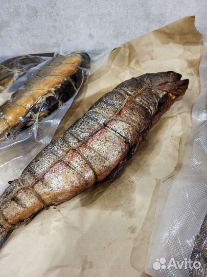 Форель горячего копчения