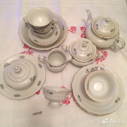 Сервиз чайный Каролина польский, полный без из'ян