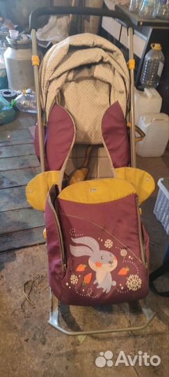 Сани раскладные детские