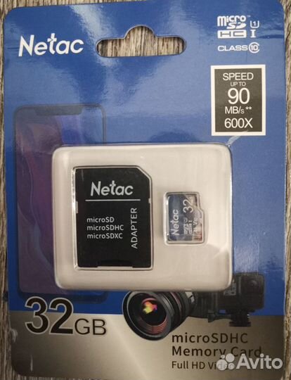 Карта памяти Microsd Netac