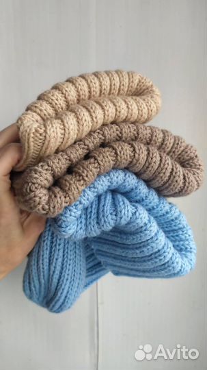 Шапка женская вязаная ручная работа