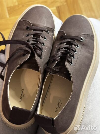 Кроссовки кеды tendance коричневые