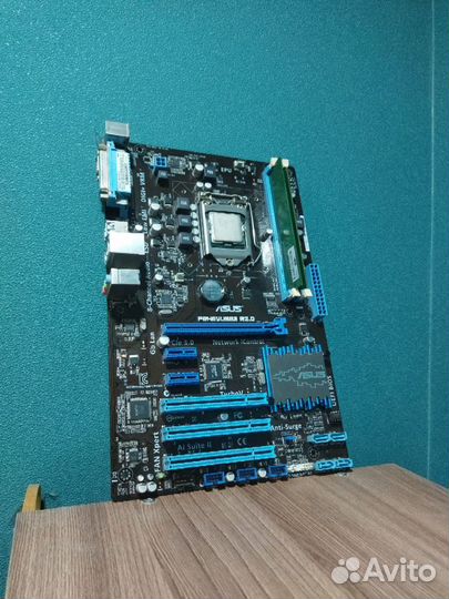 Материнская плата asus, lga 1155, intel i5, 4GB