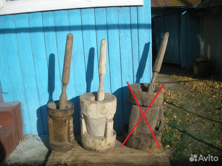 Ступа и пехтиль деревянная ступка чугун самовывоз