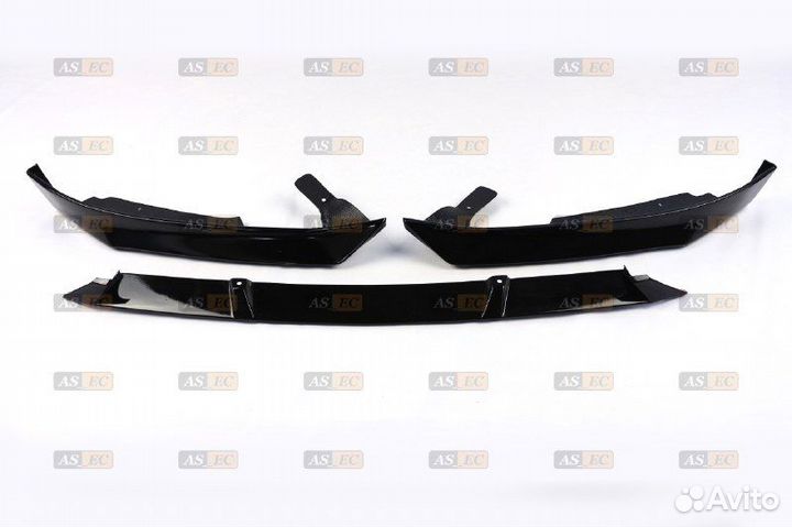 Гранта фл губа - Сплитер Барс чёрный глянец