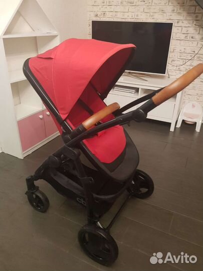 Коляска 3 в 1 CBX Leotie Lux Crunchy Red