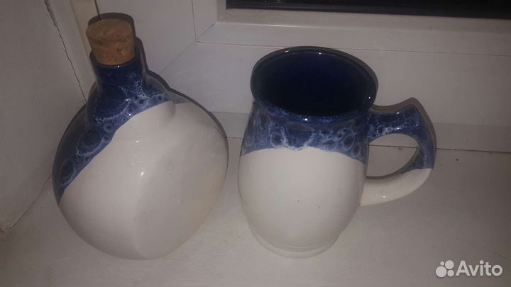 Графин для спиртного+ пивная кружка