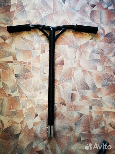 Дека, руль, вилка, от трюкового самоката saga voku