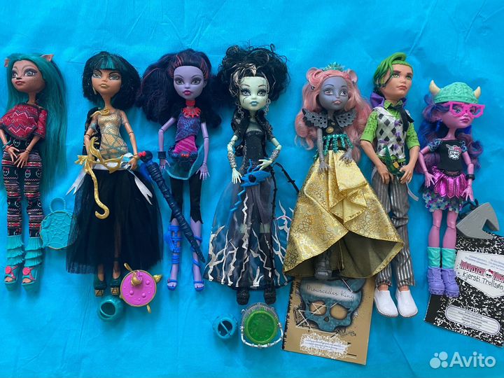 Куклы Монстр Хай Изи,Клео,Френки,Дьюс,Къерсти и др