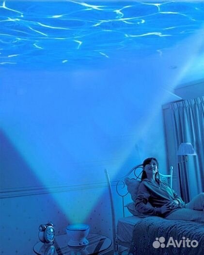 Ночник проектор Морские Волны Daren Waves (с адапт