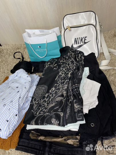 Вещи, сумка, обувь пакетом