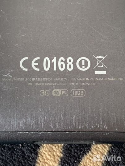 Планшет samsung GT-P6200