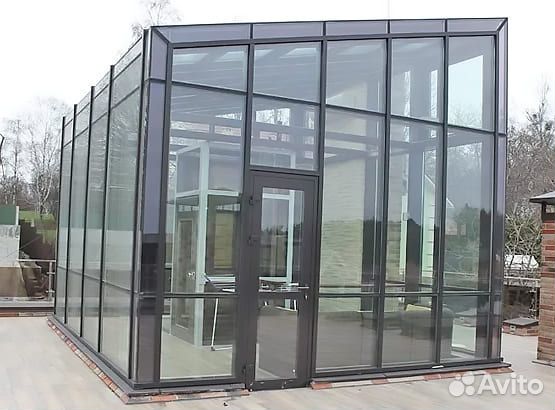 Фасадное остекление. Алюминиевые конструкции. Зимние сады