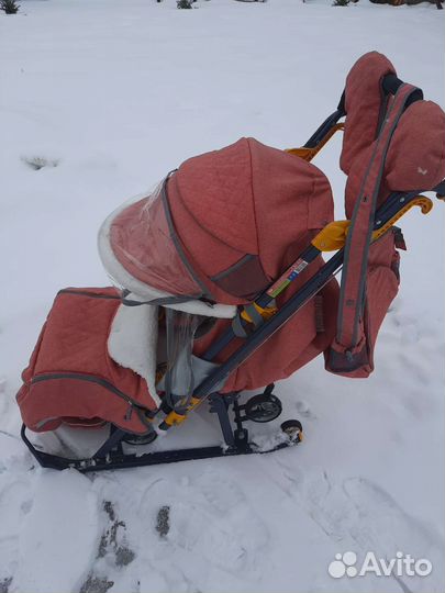 Коляска санки