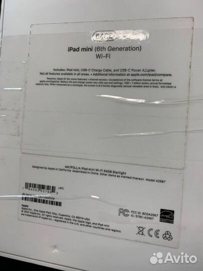 Планшет Apple iPad mini 6 2021 Wi-Fi 64GB