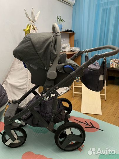 Коляска adamex monte carbon 3 в 1