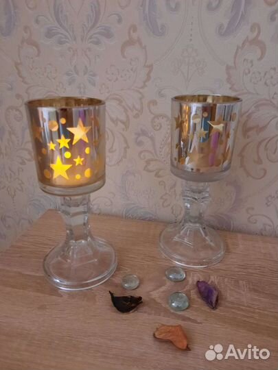 Подсвечник стекло
