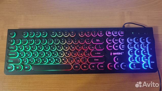 Клавиатура игровая с подсветкой Gembird KB-240L