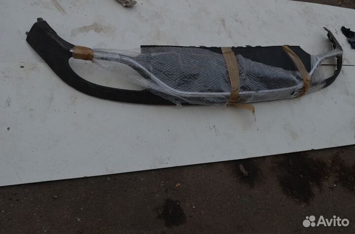 Юбка бампера задняя мерседес