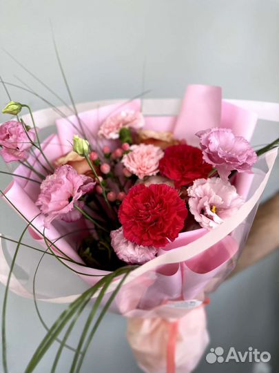 Розовый букет