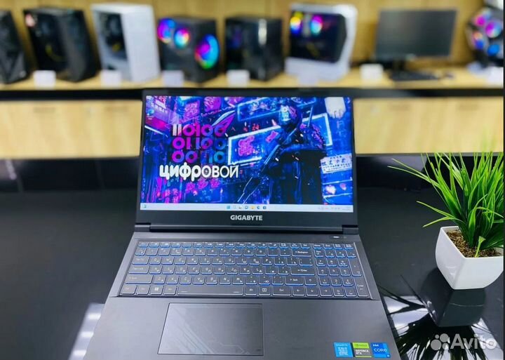 Игровой ноутбук intel Core i5-12/RTX4050/DDR4-8Gb