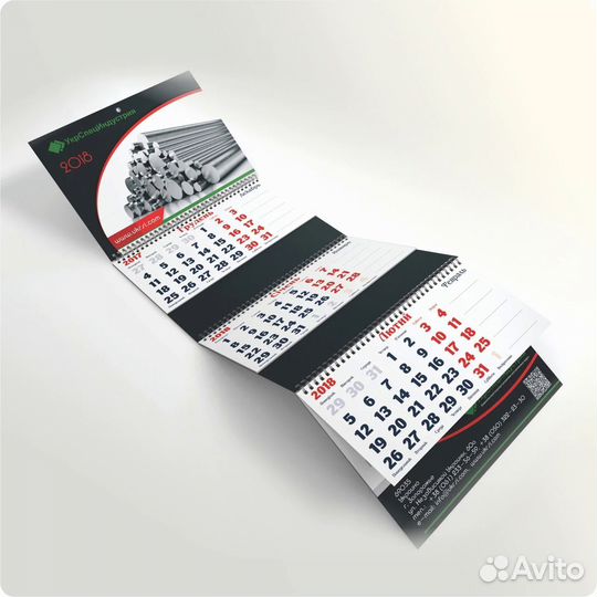 Изготовление календарей на заказ: любые форматы