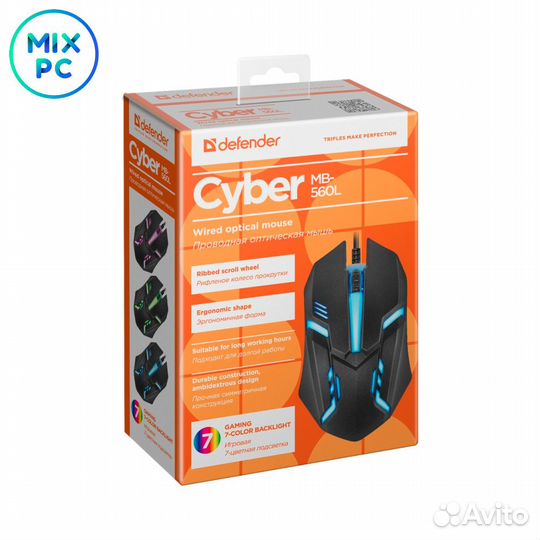 Мышь defender Cyber MB-560L