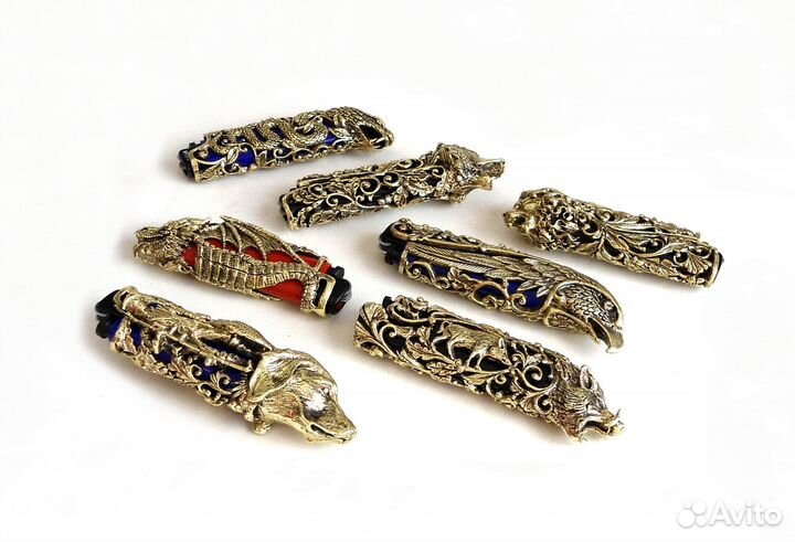 Зажигалки в ассортименте, художественное литье