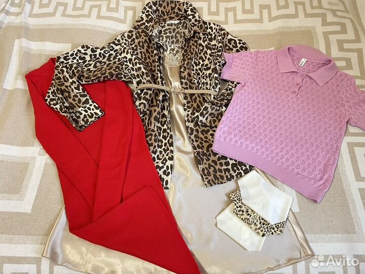 Рубашка,2платья,поло,ремень-вещи новые пакетом