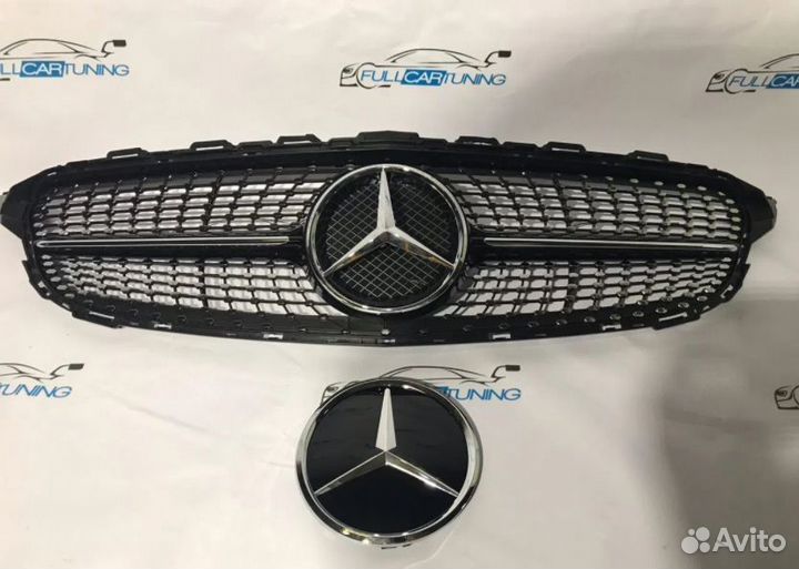Решетка Mercedes C w205 205 diamond 2014-2018